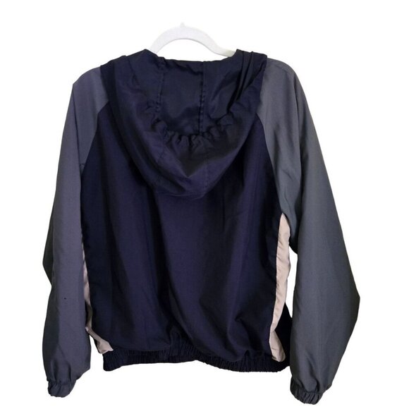 Champion Colorblock Full Zip Hooded Windbreaker Size M - Picture 2 of 6